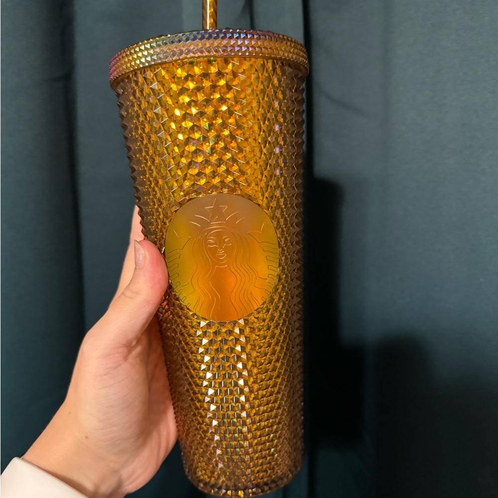 Starbucks Gold Studded Tumbler